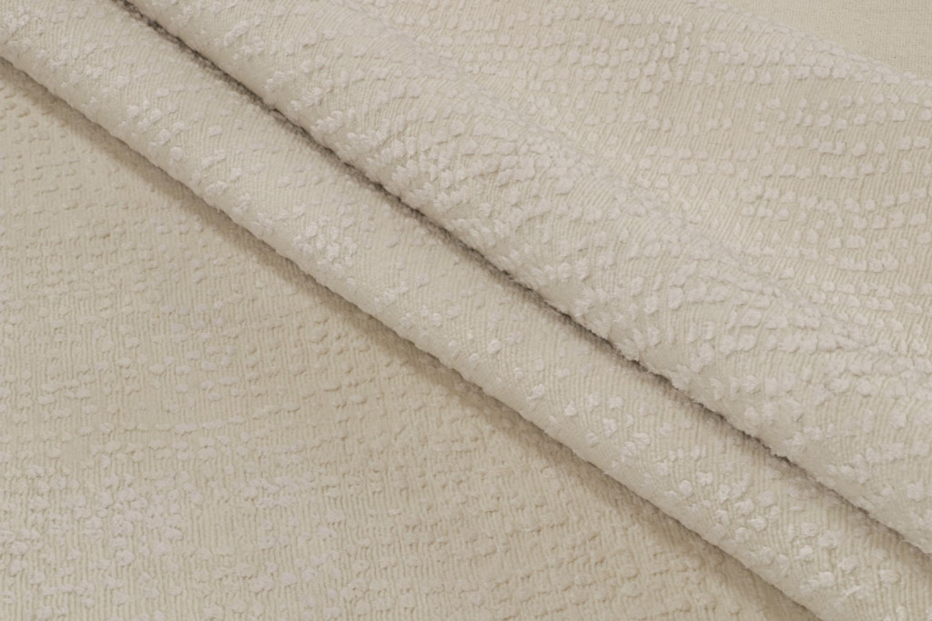 Modern Textural Rug in Off White