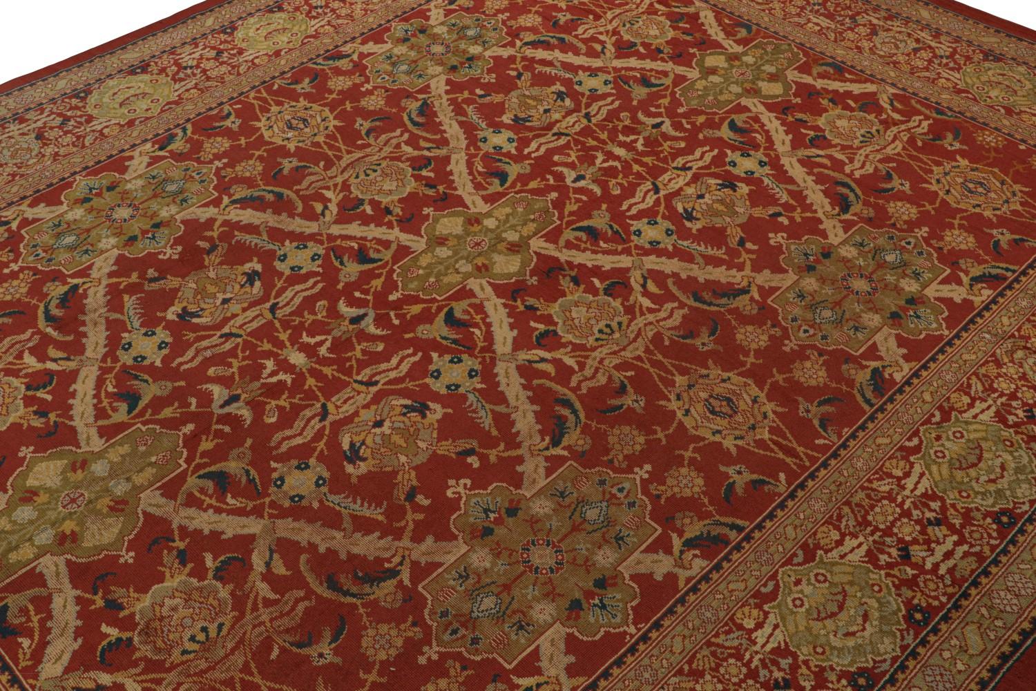 Antique English Axminster Oversized Rug