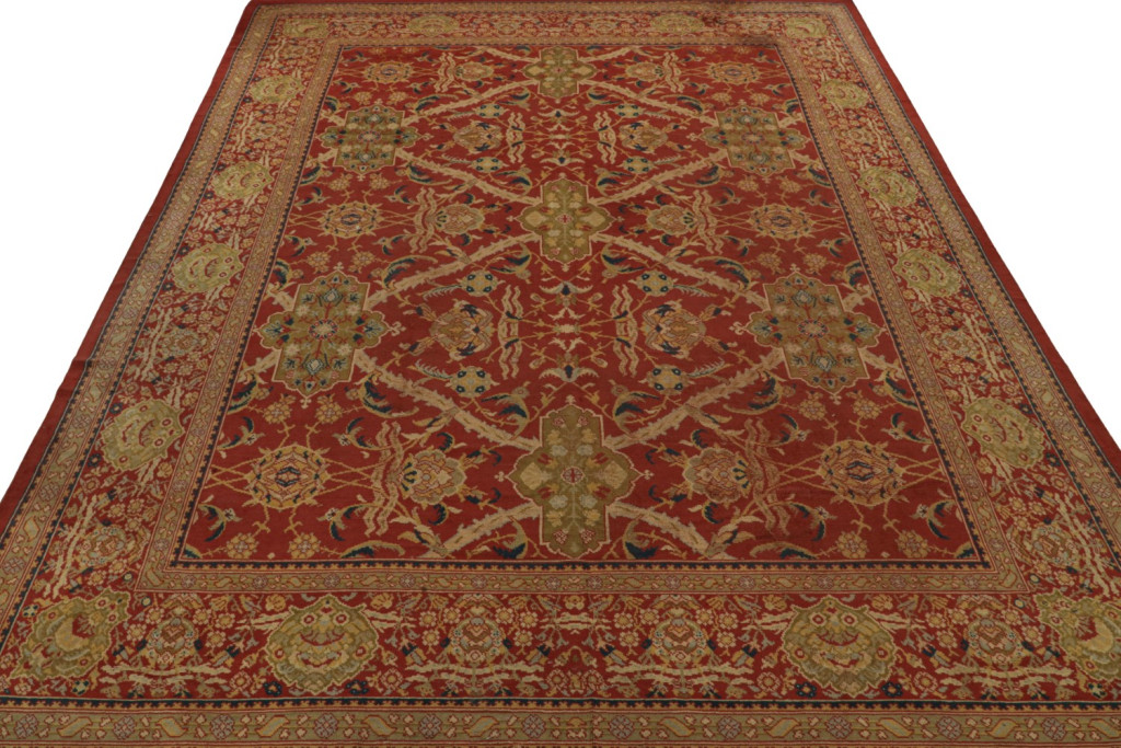 Antique English Axminster Oversized Rug