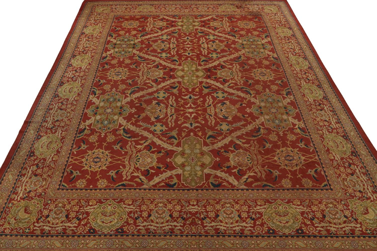 Antique English Axminster Oversized Rug