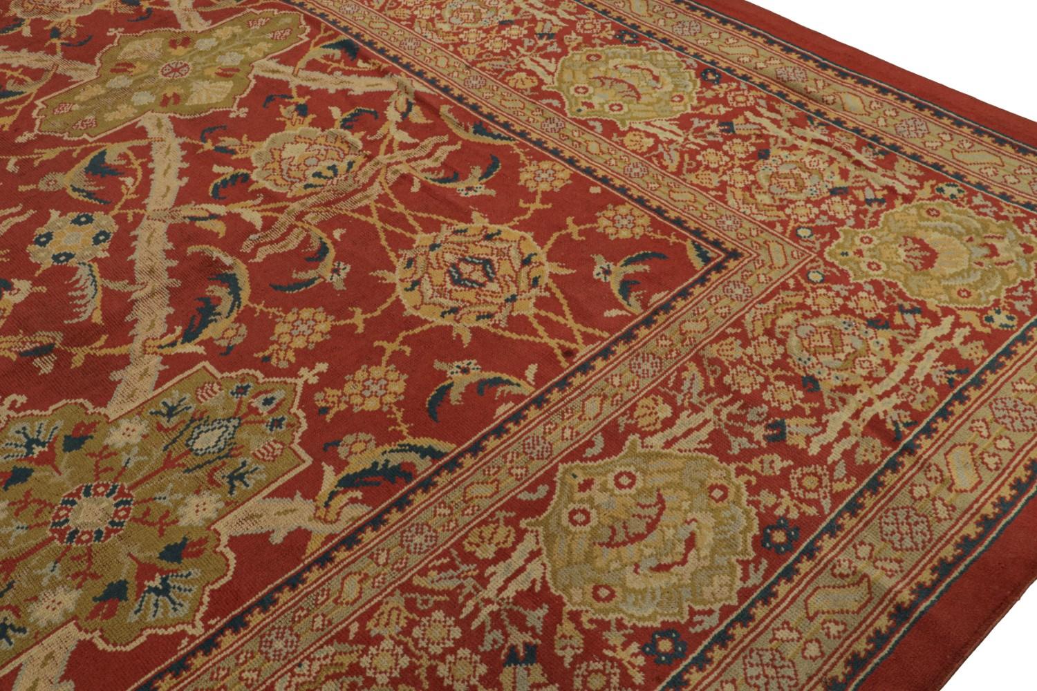 Antique English Axminster Oversized Rug