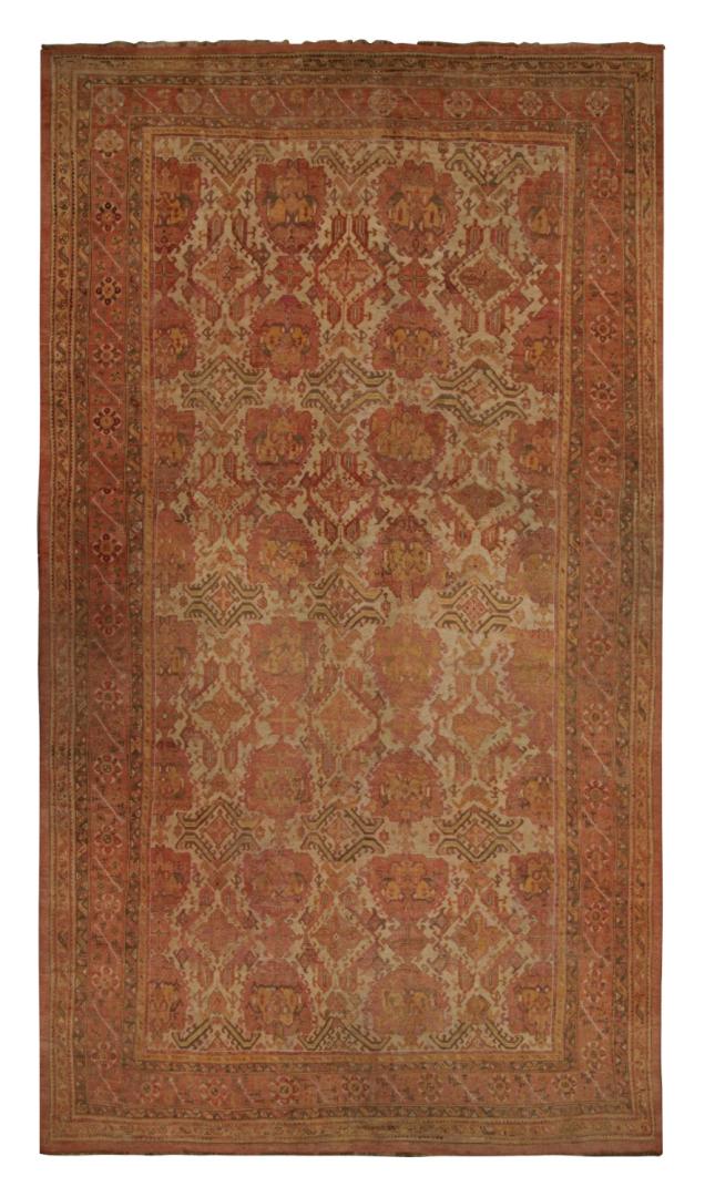 Antique Oushak Oversized Rug