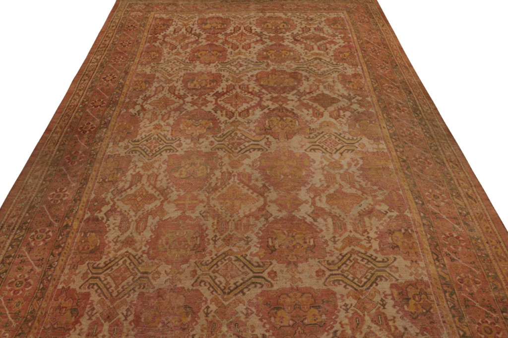 Antique Oushak Oversized Rug