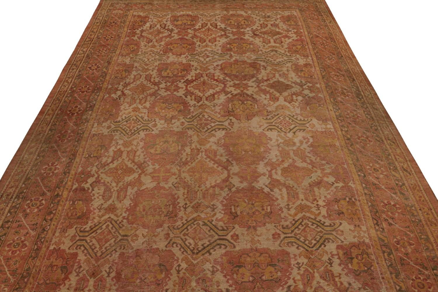 Antique Oushak Oversized Rug