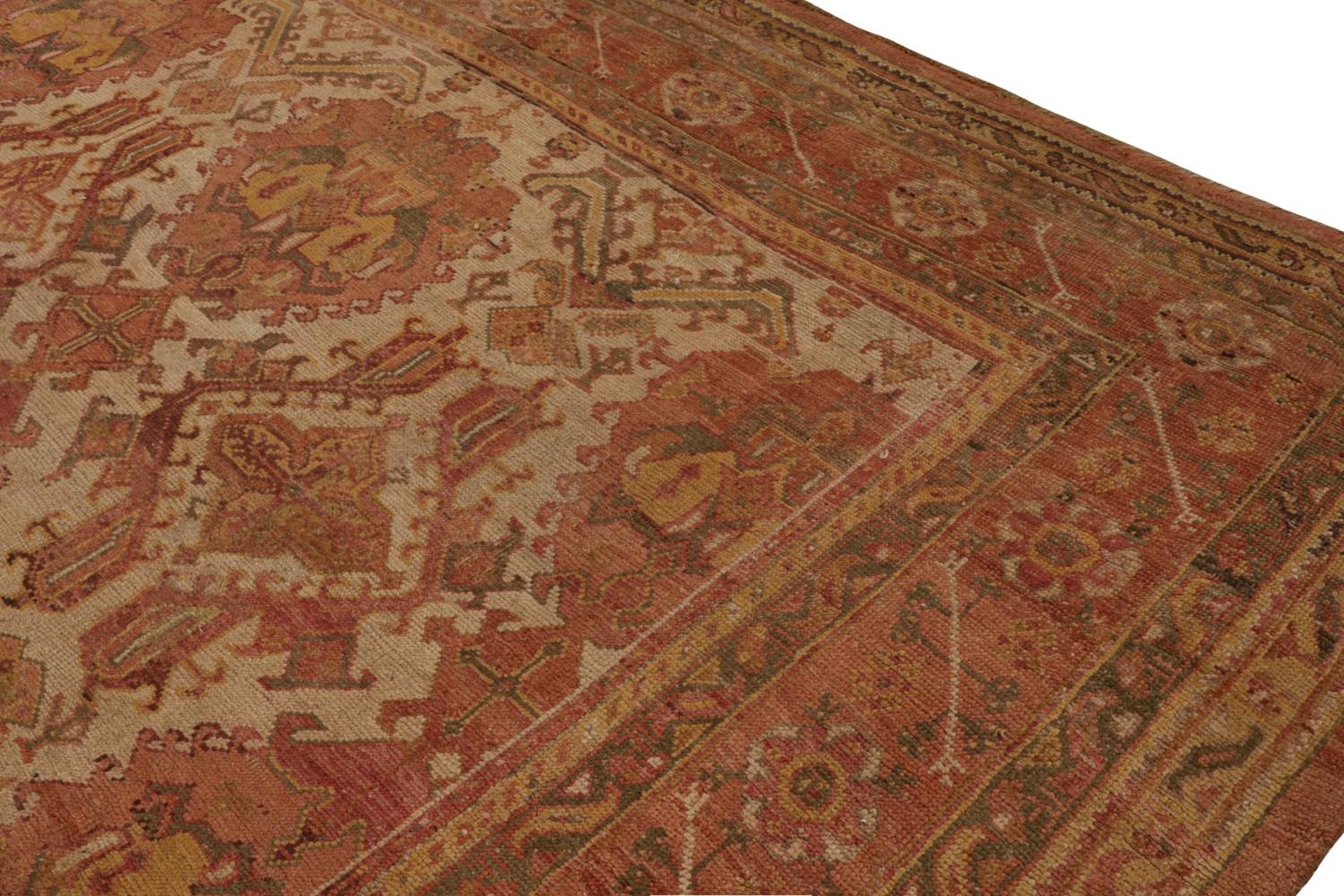 Antique Oushak Oversized Rug