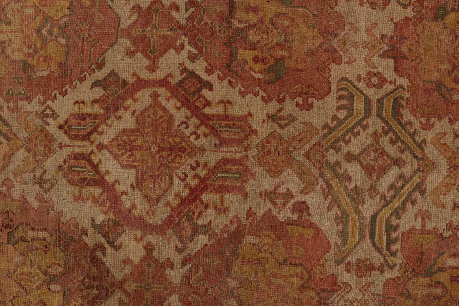 Antique Oushak Oversized Rug