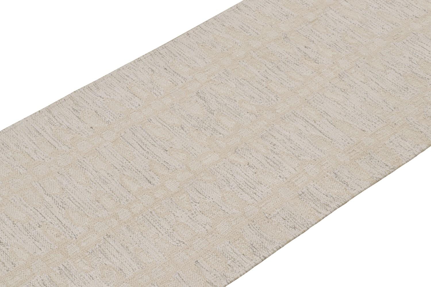 Scandinavian Kilim Runner Floral Patterns