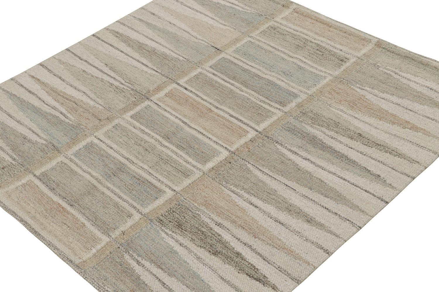 Scandinavian Kilim Custom Square Rug Design