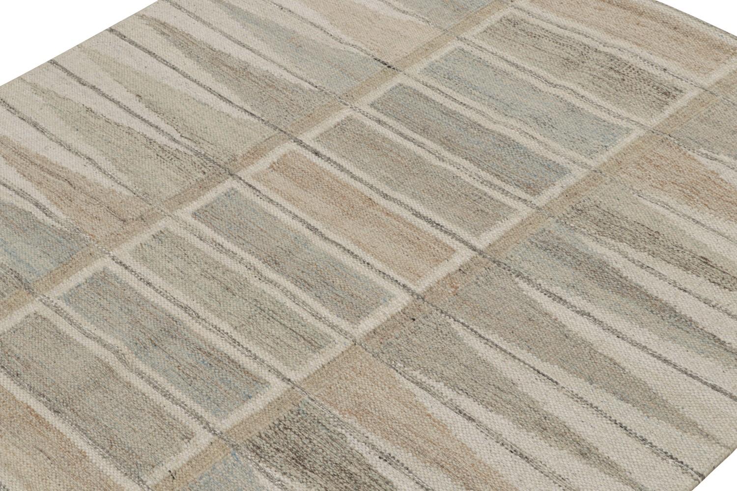 Scandinavian Kilim Custom Square Rug Design