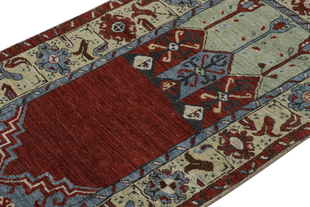 Red Tribal Runner Prayer Rug
