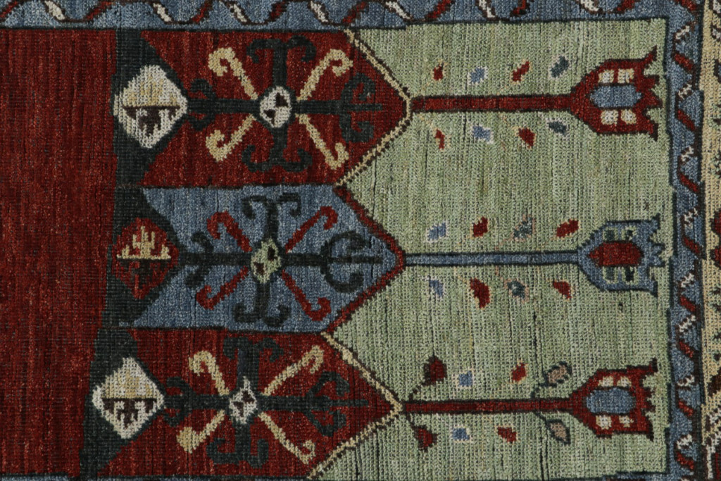 Red Tribal Runner Prayer Rug