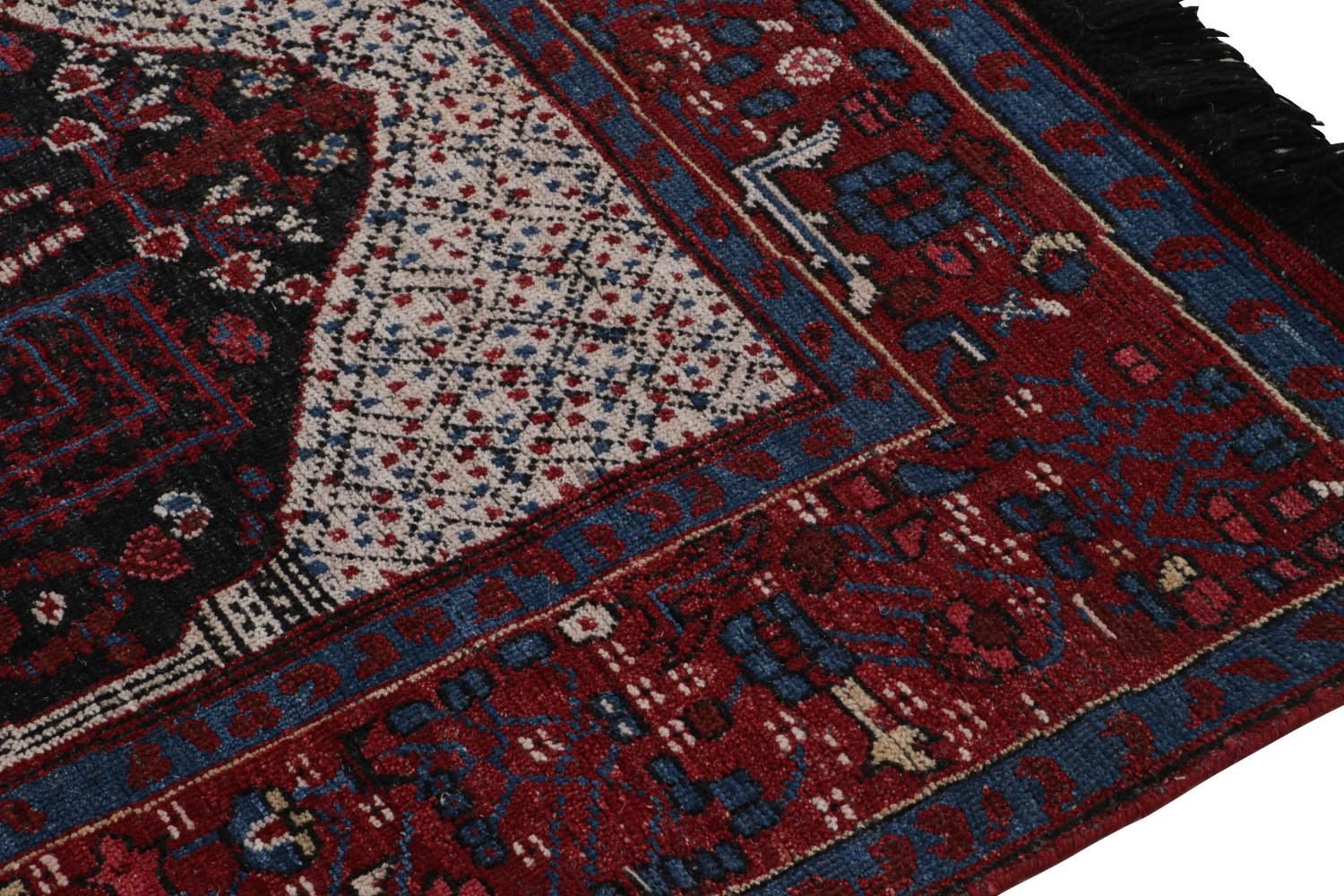 Custom Prayer Rug in Red and Blue
