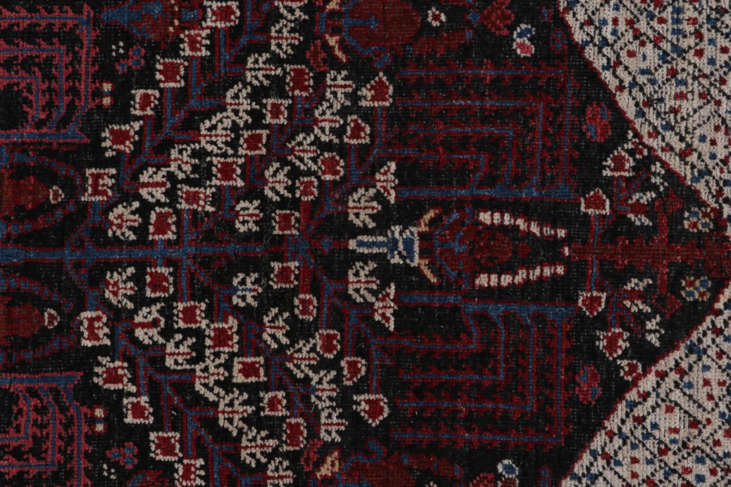 Custom Prayer Rug in Red and Blue