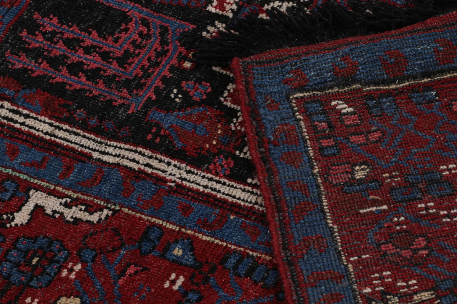 Custom Prayer Rug in Red and Blue