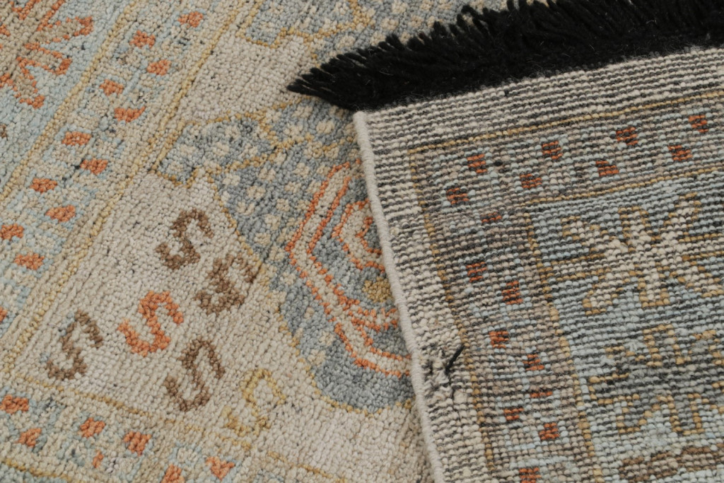 Custom Tribal Rug with Lion Patterns