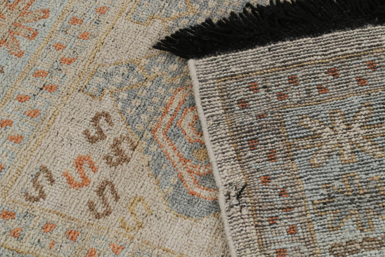 Custom Tribal Rug with Lion Patterns