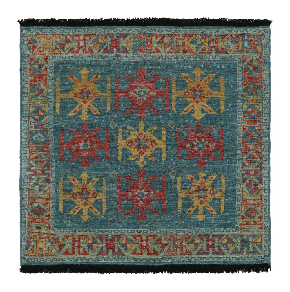 Tribal Custom Square Rug Design