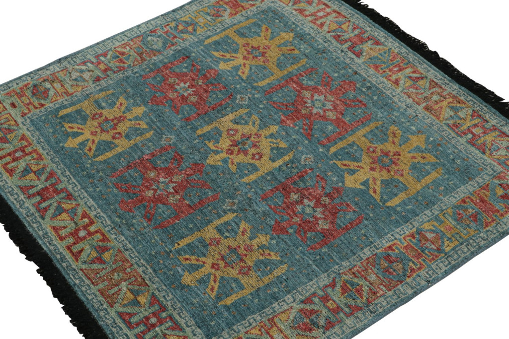 Tribal Custom Square Rug Design