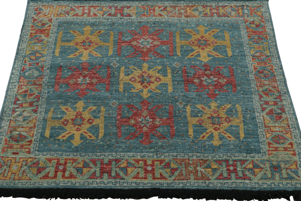 Tribal Custom Square Rug Design