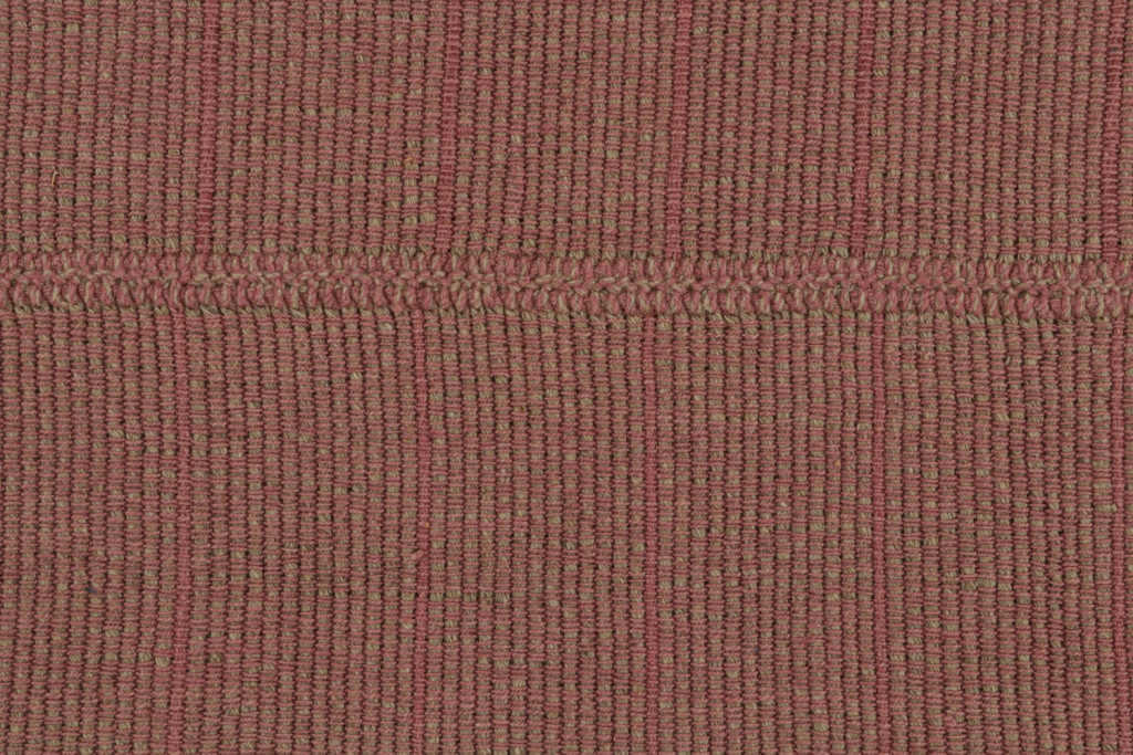 Textural Modern Pink Kilim