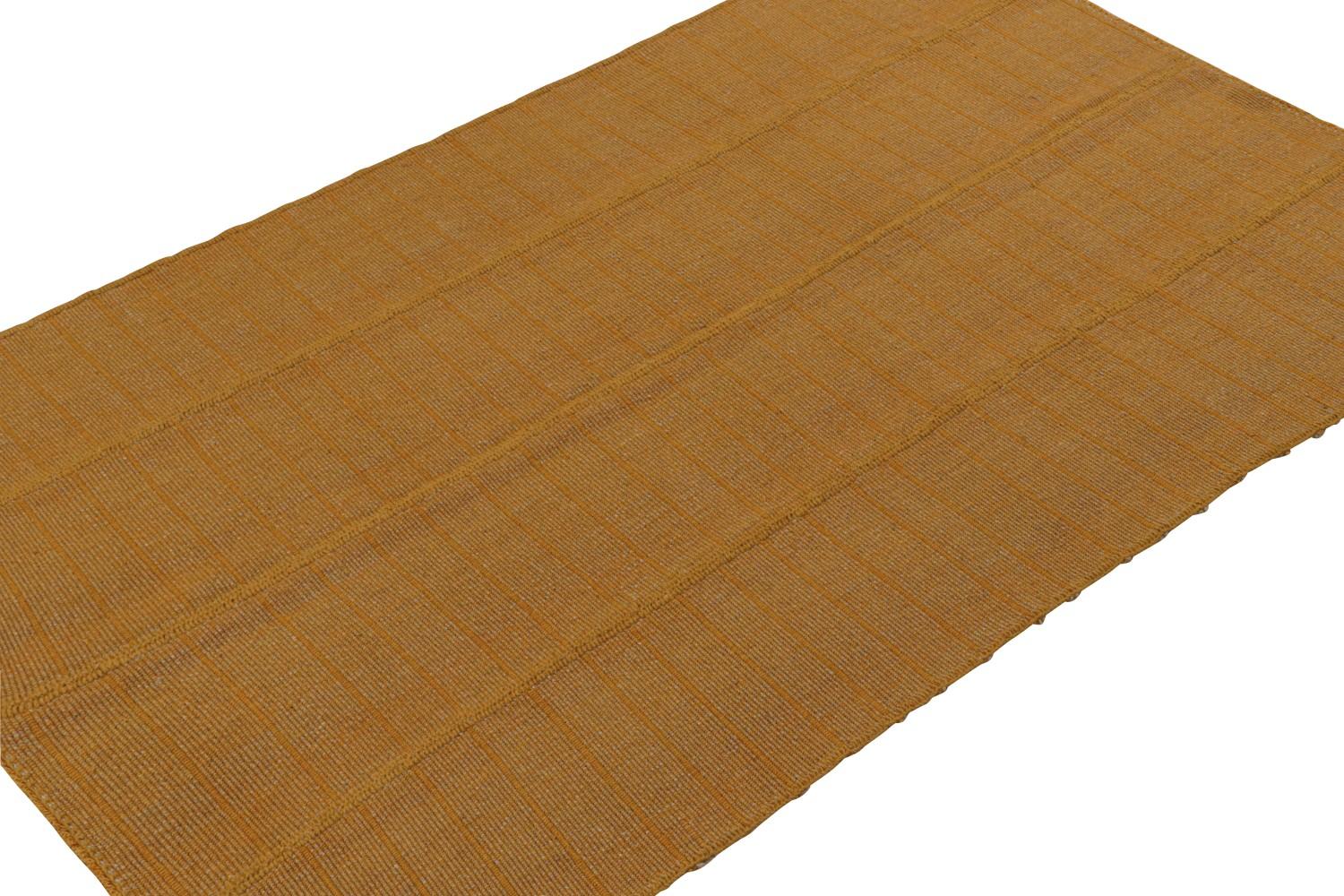 Orange Textural Kilim