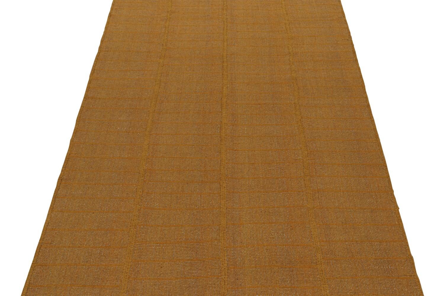 Orange Textural Kilim