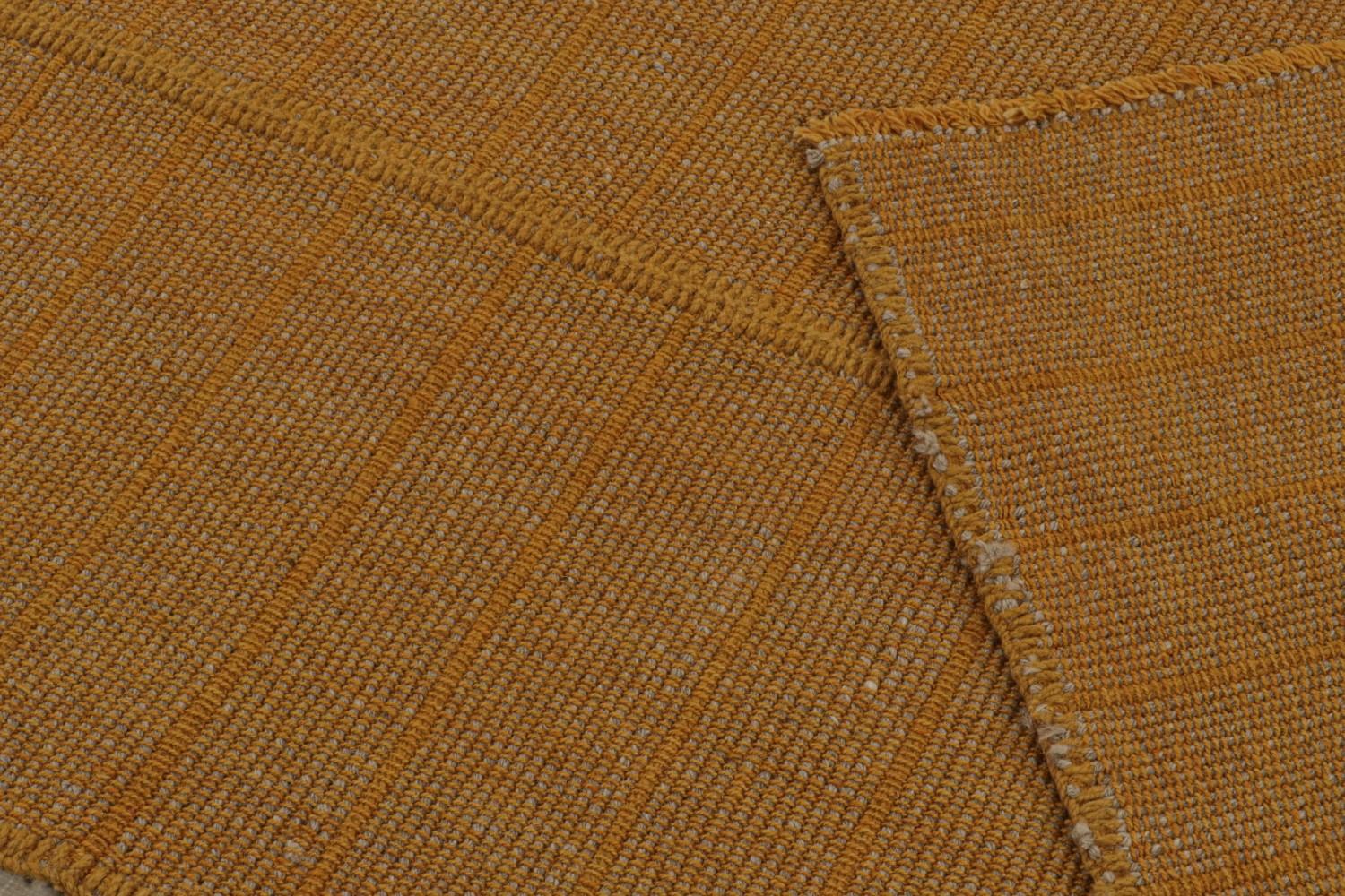 Orange Textural Kilim