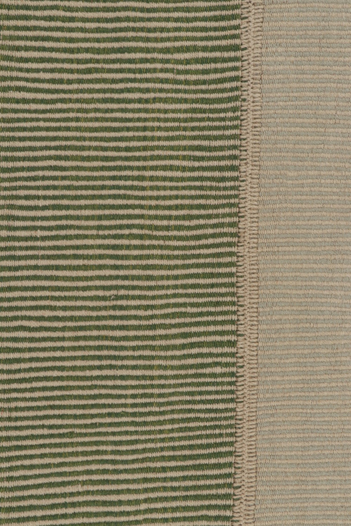 Modern Kilim with Textural Stripes