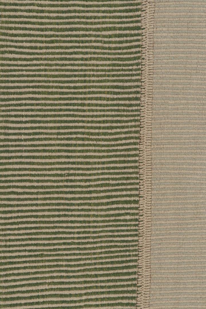Modern Kilim with Textural Stripes