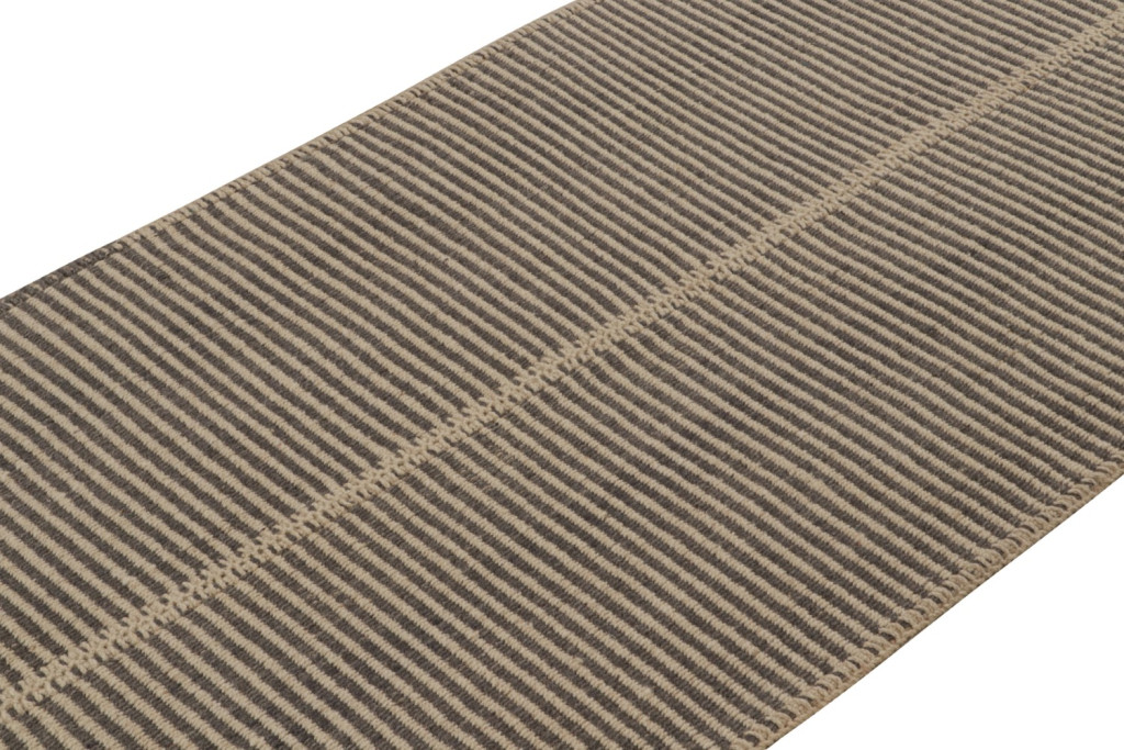 Rug & Kilim’s Contemporary Kilim Extra-Long Runner Rug