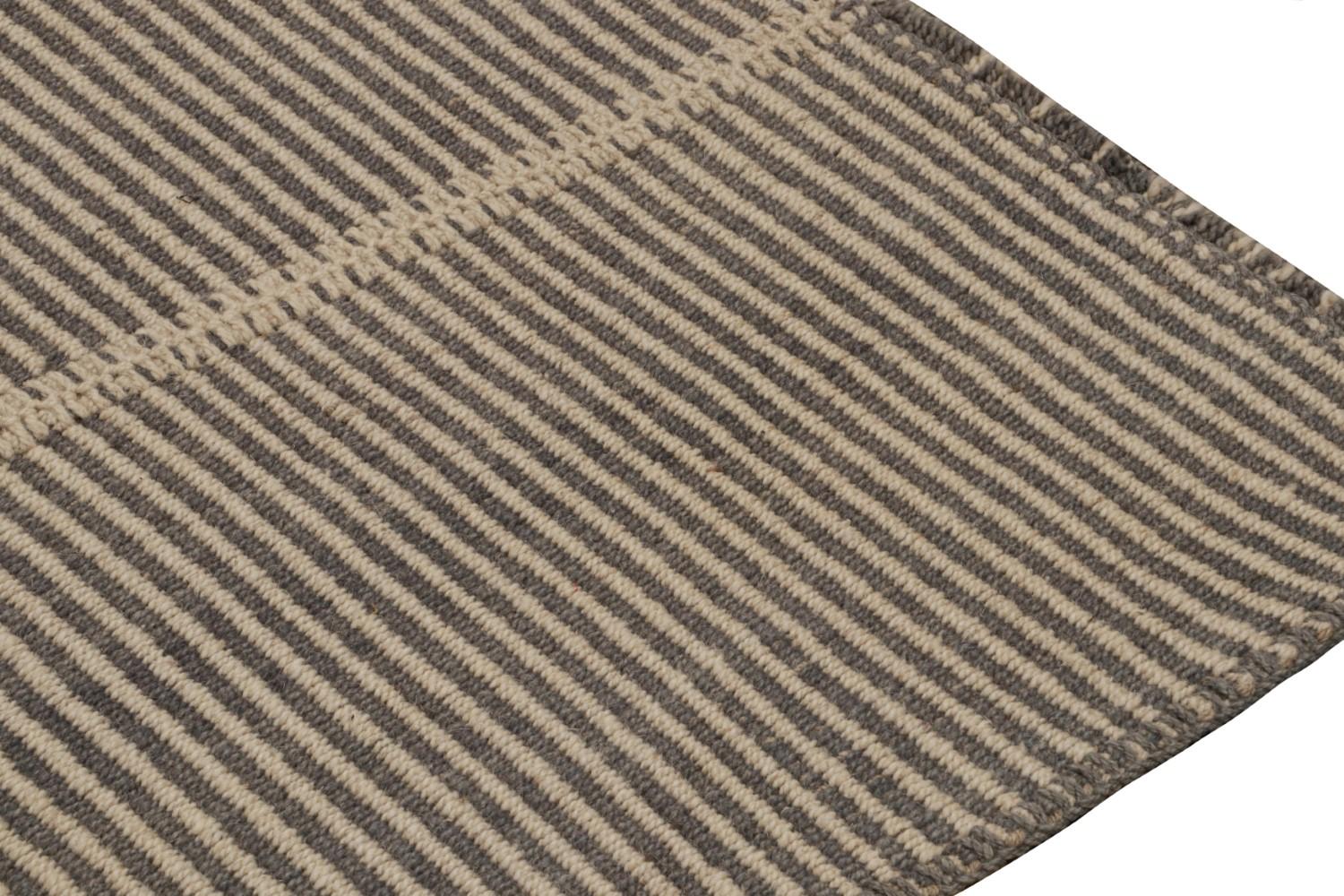 Rug & Kilim’s Contemporary Kilim Extra-Long Runner Rug