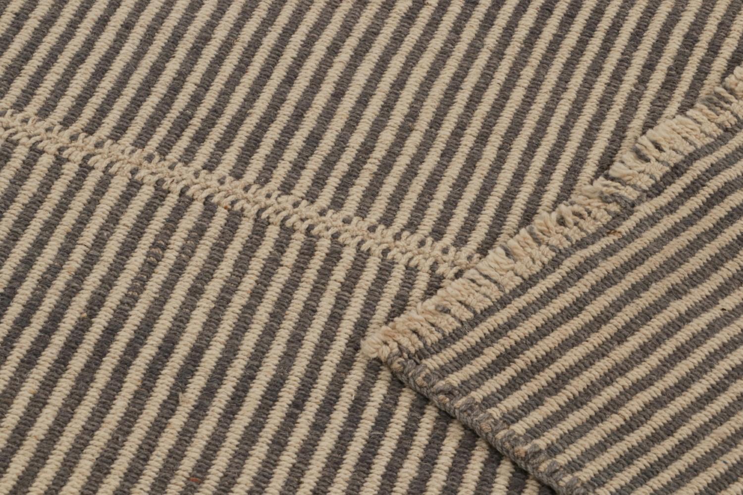 Rug & Kilim’s Contemporary Kilim Extra-Long Runner Rug