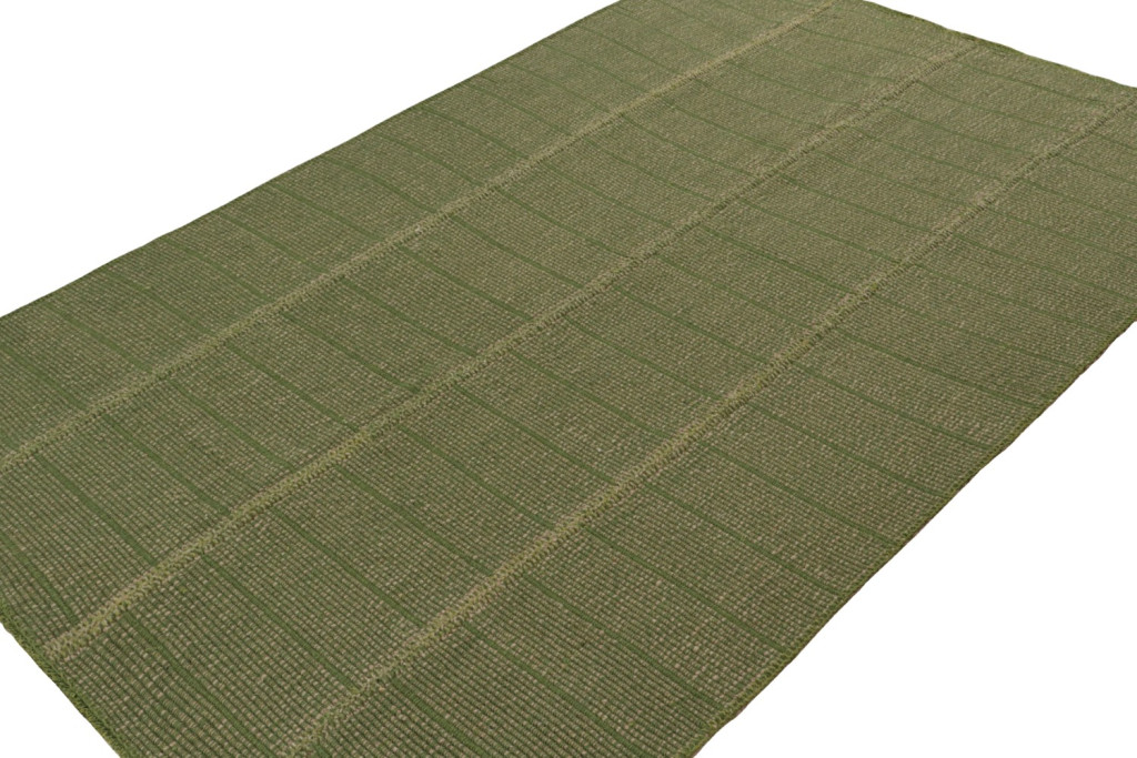 Rug & Kilim’s Contemporary Kilim in Green