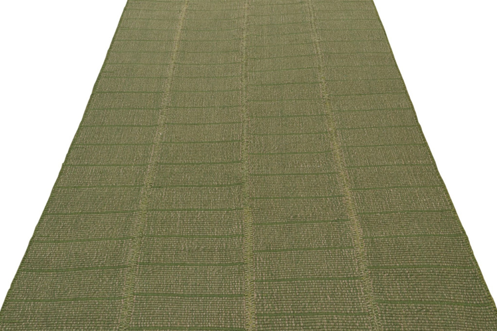 Rug & Kilim’s Contemporary Kilim in Green