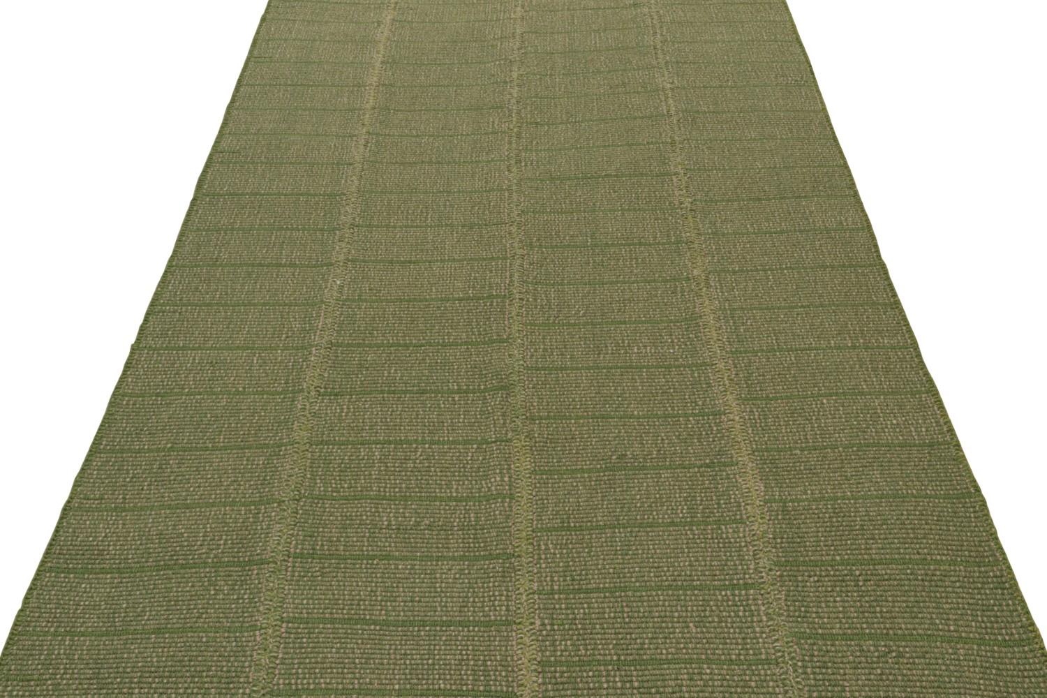 Rug & Kilim’s Contemporary Kilim in Green