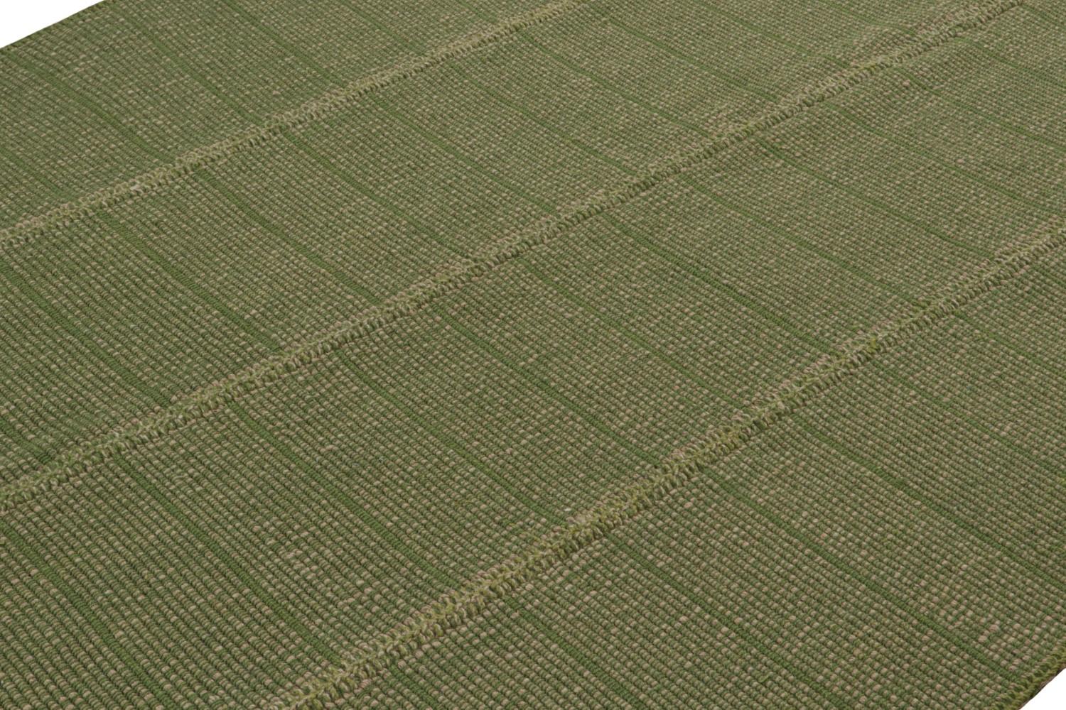 Rug & Kilim’s Contemporary Kilim in Green