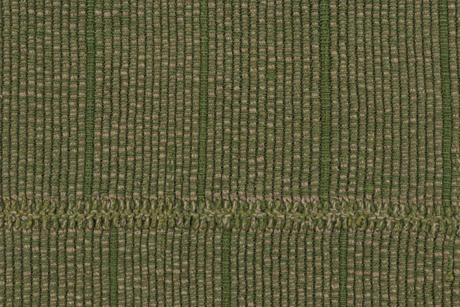 Rug & Kilim’s Contemporary Kilim in Green