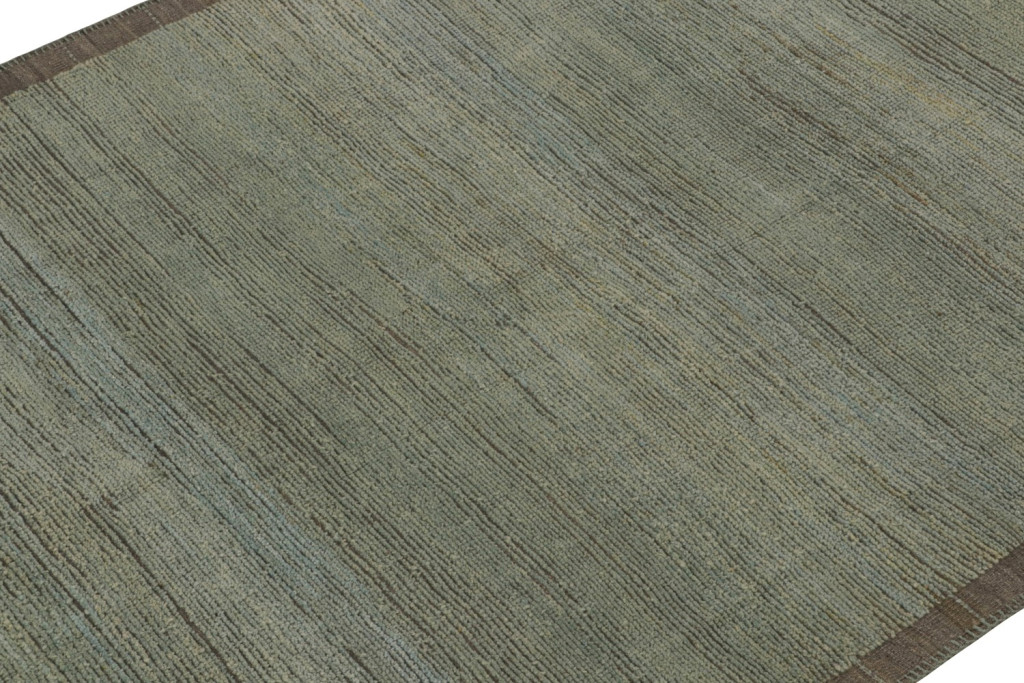 Modern Rug in Blue Striae