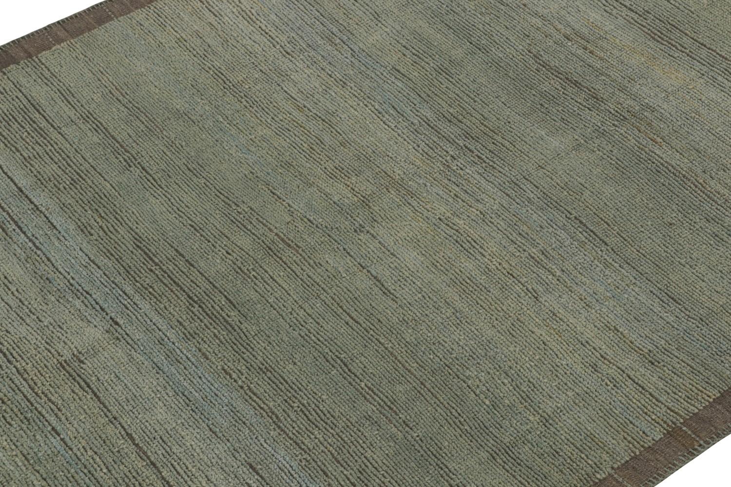Modern Rug in Blue Striae