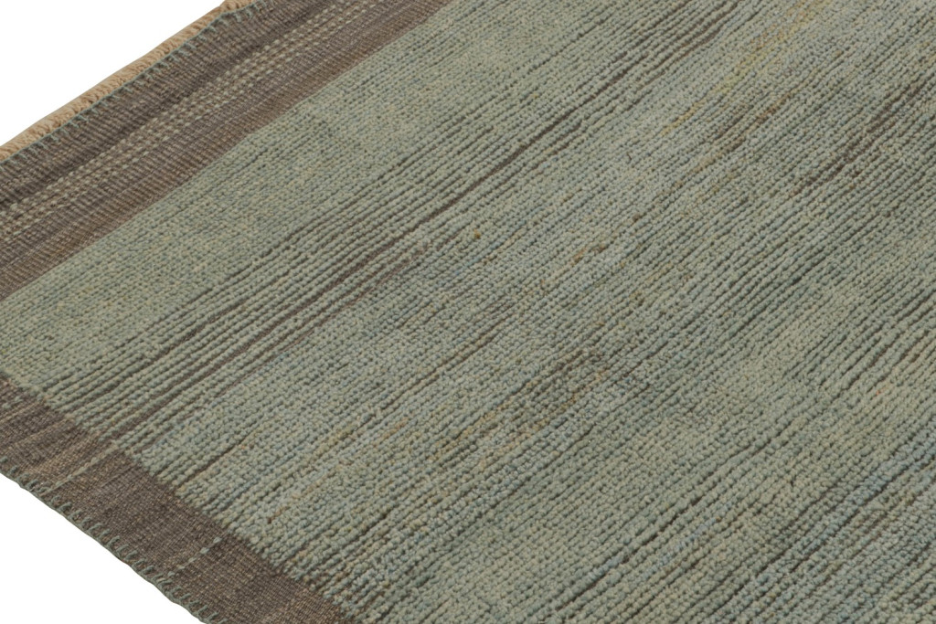 Modern Rug in Blue Striae