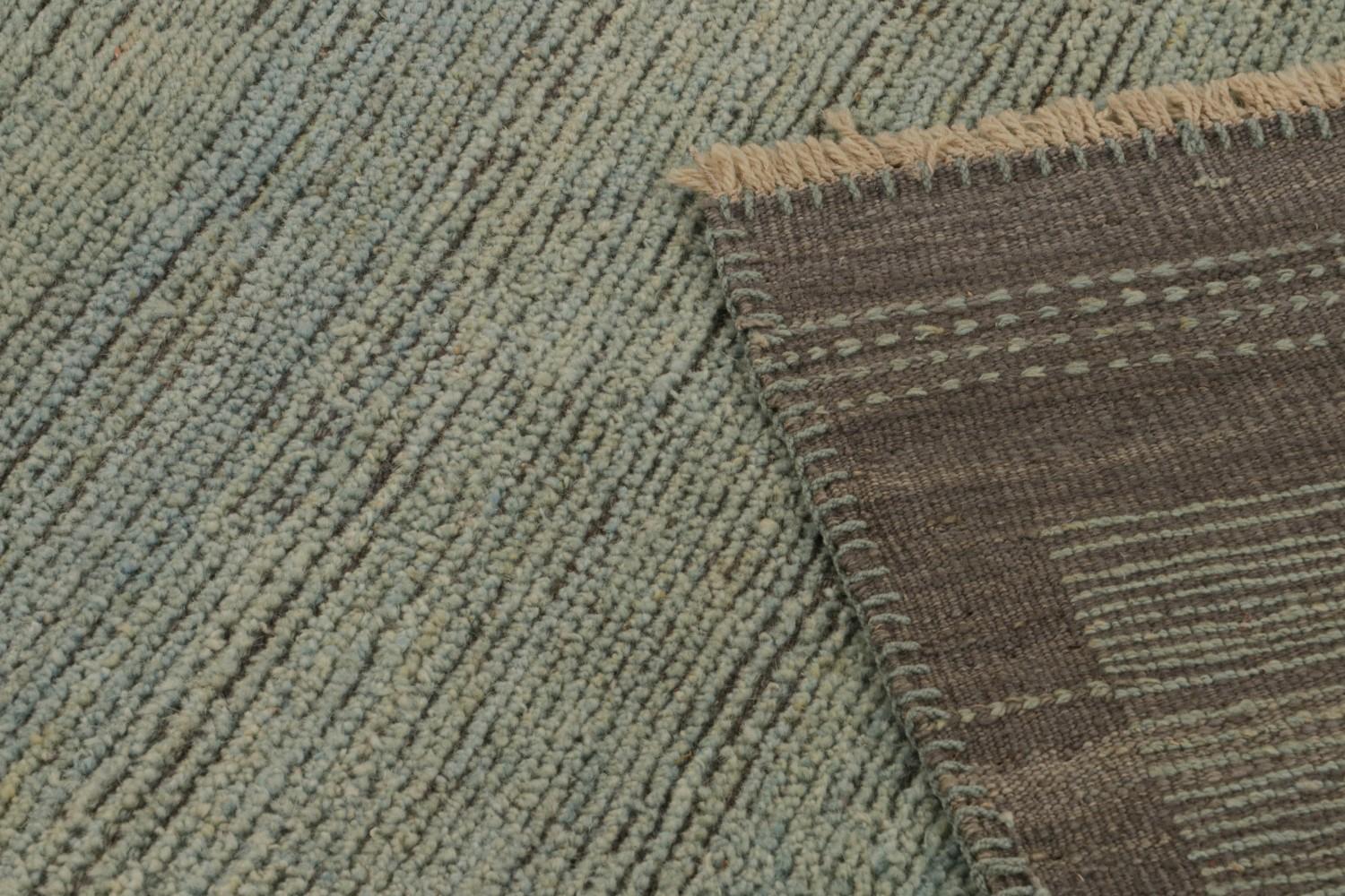 Modern Rug in Blue Striae