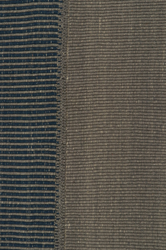 Rug & Kilim’s Contemporary Kilim in Gray and Blue