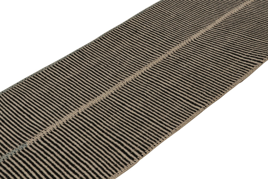 Rug & Kilim’s Contemporary Kilim Extra-Long Runner Rug