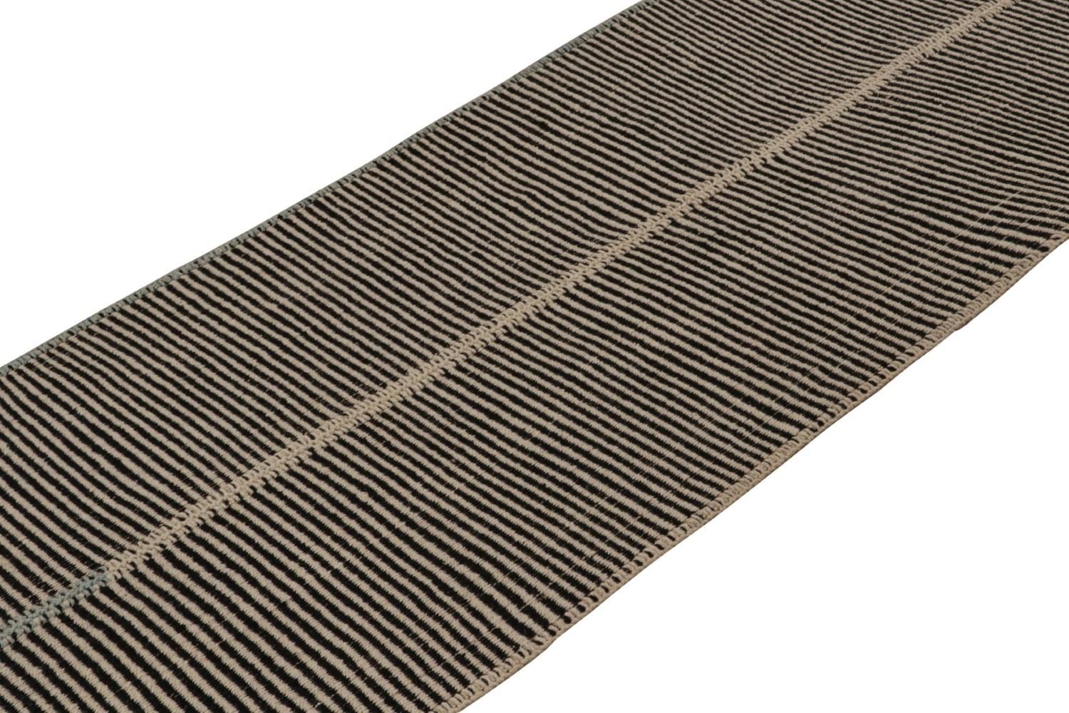 Rug & Kilim’s Contemporary Kilim Extra-Long Runner Rug