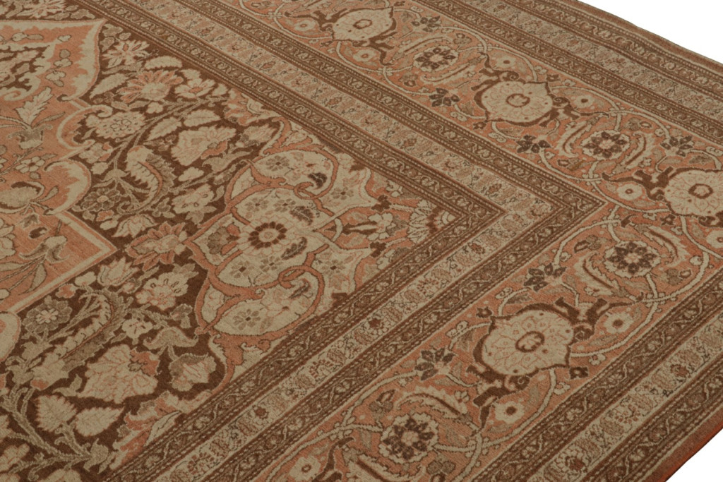 Antique Persian Tabriz Hadji Jalili Rug