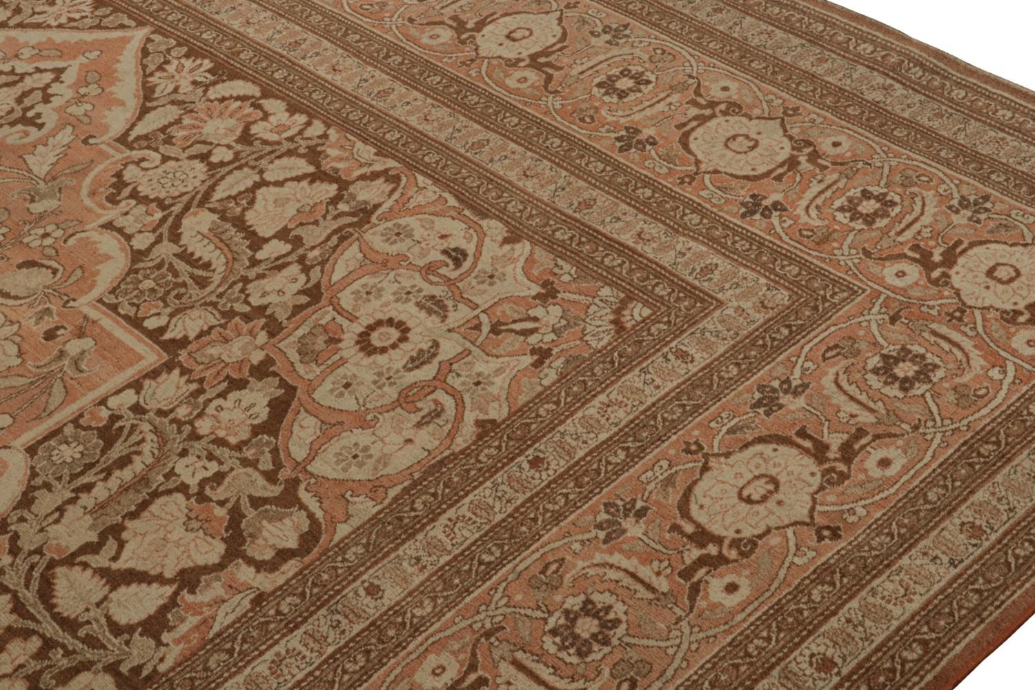 Antique Persian Tabriz Hadji Jalili Rug