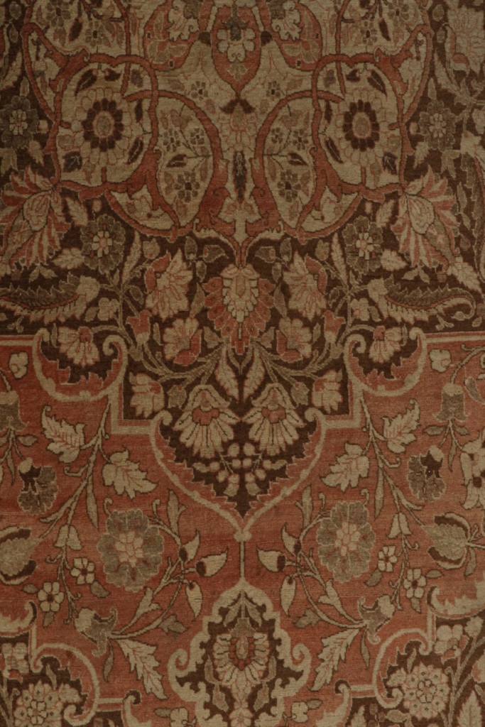Antique Persian Tabriz Hadji Jalili Rug