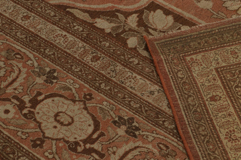 Antique Persian Tabriz Hadji Jalili Rug