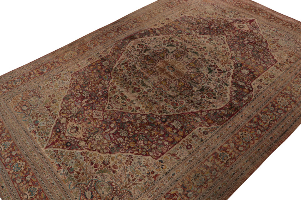 Antique Persian Tabriz Oversized Rug