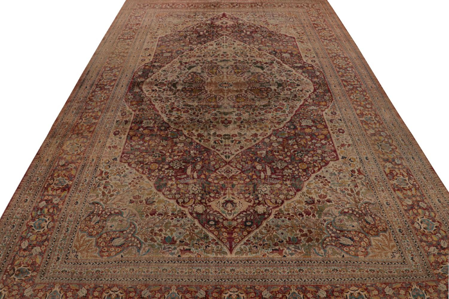 Antique Persian Tabriz Oversized Rug